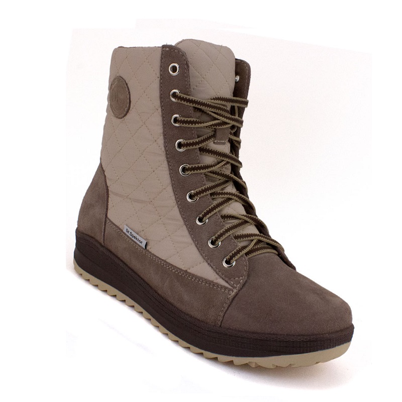 Полусапоги Dr. Spektor с шерстью женские 25Ш3218-В/ПЛ бежевые