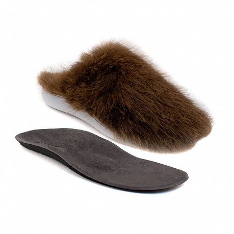 Тапочки ортопедические Luomma LM-803.053 коричневые. Изображение 2 из 2